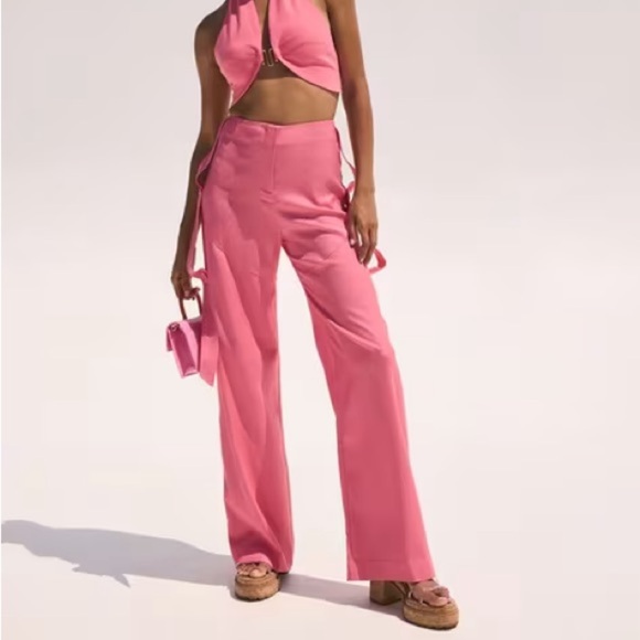 Cult Gaia NWT Pink Sinead Pant in Blossom